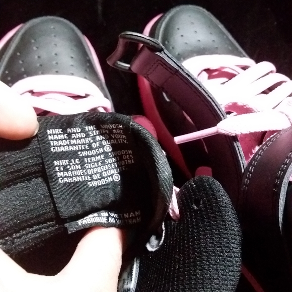 Nike Pink & Black Custom Air Force 1sπ - Picture 13 of 15
